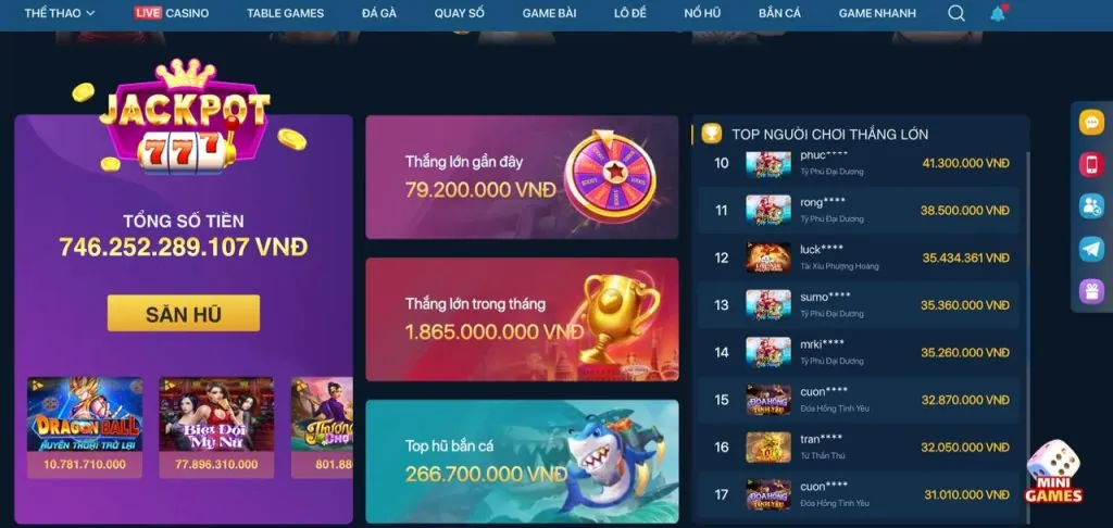 Các trò chơi bắn cá đa dạng tại 89bet1
